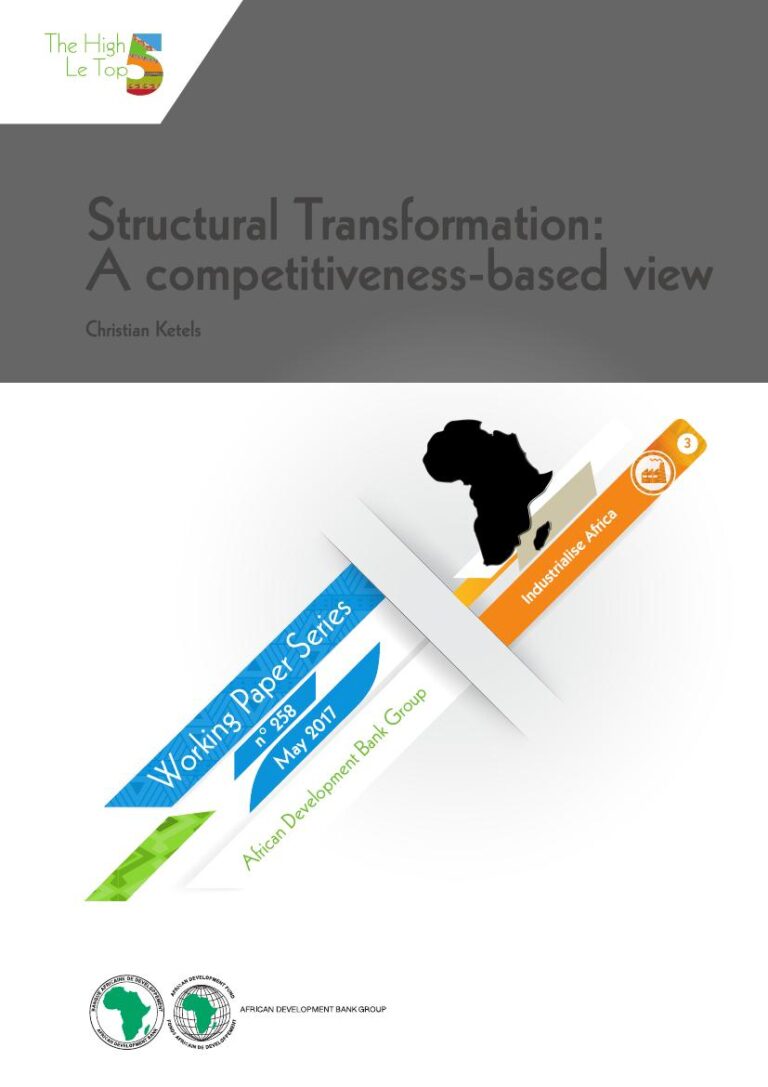Structural Transformation: A competitiveness-based view